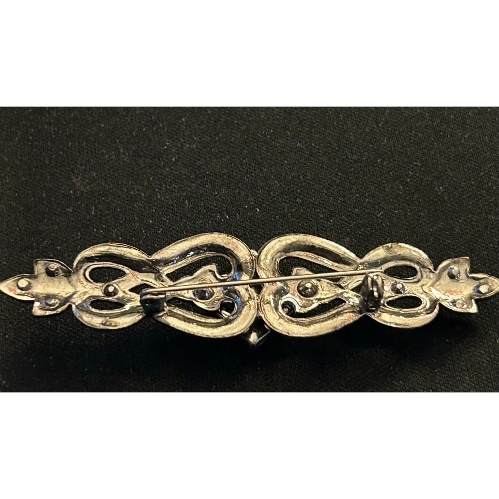 Antique Silver Victorian Brooch